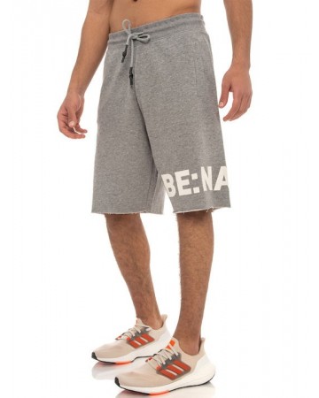 Ανδρική Βερμούδα Be Nation Essentials Terry Shorts Raw Edges 03312302 3I