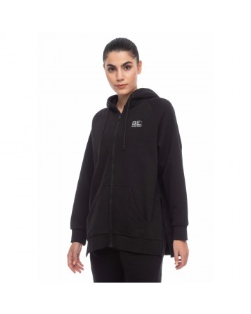 Γυναικεία Ζακέτα με Κουκούλα Be Nation Reflective Full Zip Hood Black 07 07102304