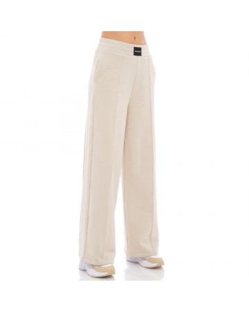 Γυναικείο Παντελόνι Φόρμας Be Nation High Waist Wide Leg Pant Pastel Greige 3J 02102302-1-1