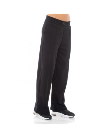 Γυναικείο Παντελόνι Φόρμας Be Nation High Waist Wide Leg Pant Pastel Black 02102302