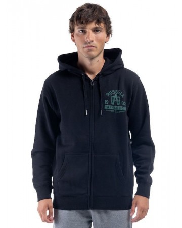 Ανδρική Ζακέτα με Κουκούλα Russell Athletic Interlink Zip Through Hoody A3-015-2-099