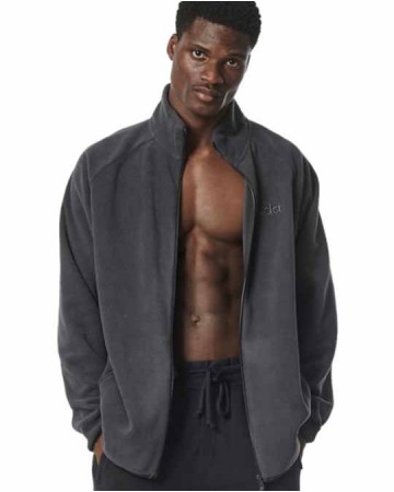 Ανδρική Ζακέτα Body Action Men's Polar Fleece Jacket 073322-01 (Dark Grey)