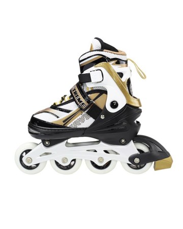 Αυξομειούμενα Πατίνια Roller Nils Extreme In-Line Skates Μαύρο/Χρυσό NA 1123 (Size 39-42)