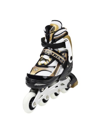 Αυξομειούμενα Πατίνια Roller Nils Extreme In-Line Skates Μαύρο/Χρυσό NA 1123 (Size 39-42)