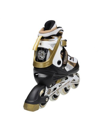 Αυξομειούμενα Πατίνια Roller Nils Extreme In-Line Skates Μαύρο/Χρυσό NA 1123 (Size 39-42)