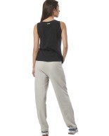 Γυναικείο Παντελόνι Φόρμας Body Action Women's Terry Wide Leg Jazz Pants 021435-03 Quiet Grey