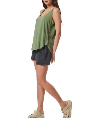 Γυναικείο T-Shirt Body Action Women's Dye Tank Top 041423-07E Hedge Green