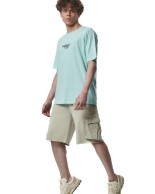 Ανδρική Βερμούδα Body Action Men's Natural Due Cargo Shorts 033424-03 Quiet Grey