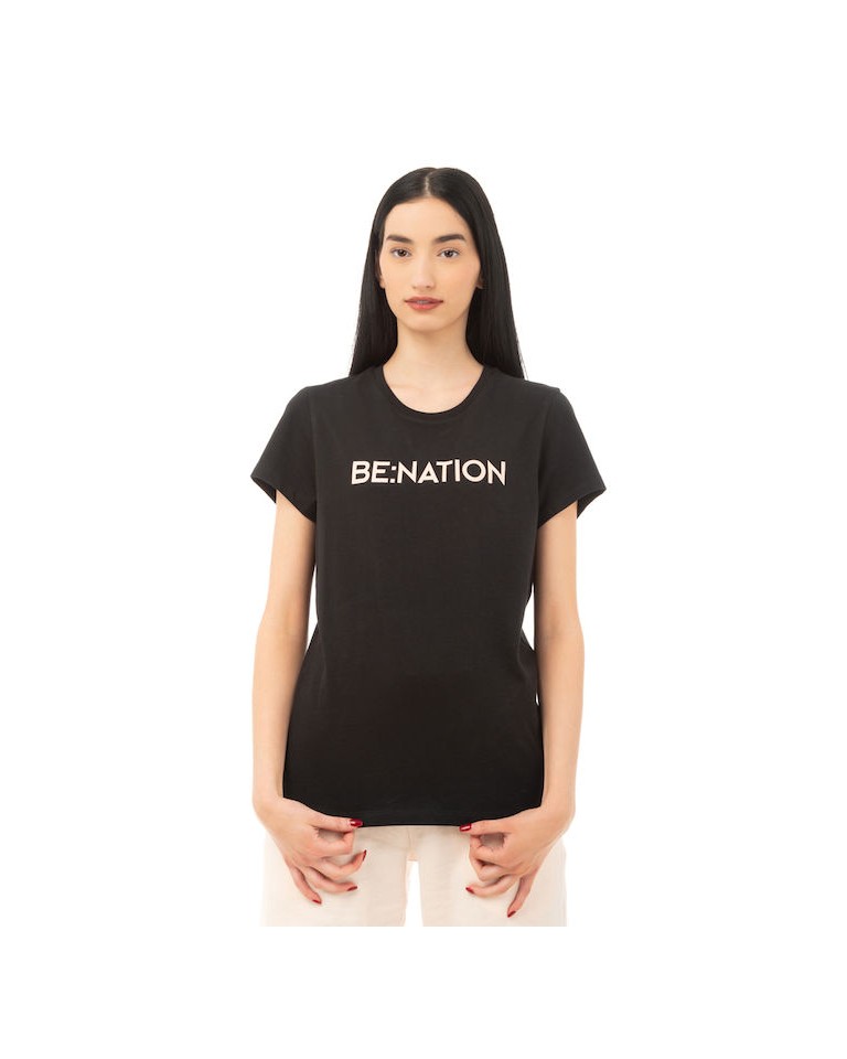 Γυναικείο T-Shirt Be Nation Women Crew Neck S/S Tee Essentials 05112401-01