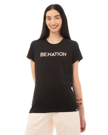 Γυναικείο T-Shirt Be Nation Women Crew Neck S/S Tee Essentials 05112401-01