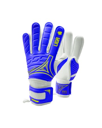 Γάντια Τερματοφύλακα Ligasport Gk Gloves Safe Touch (Dark Blue/Neon Yellow)