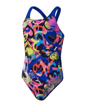 Παιδικό ολόσωμο μαγιό Speedo Girls Digital Allover Powerback 8-0037341-G6636