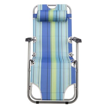 Ξαπλώστρα - Πολυθρόνα Nils Camp NC3024 Μπλε Sun Lounger