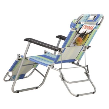 Ξαπλώστρα - Πολυθρόνα Nils Camp NC3024 Μπλε Sun Lounger