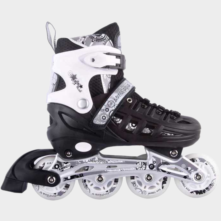 Αυξομειούμενα Inline Skates Αθλοπαιδιά, Μαύρα 002.10305/M (Size 31-34)