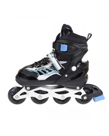 Αυξομειούμενα Πατίνια Roller NJ 1828 A INLINE SKATES NILS EXTREME ΜΑΥΡΟ