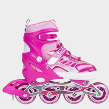 Αυξομειούμενα Πατίνια Roller Nils Extreme Inline Skates Ρόζ NJ 1828 A (Size 39-42)