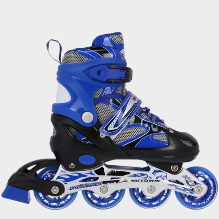 Αυξομειούμενα Roller NH18366 2 ΣΕ 1 Μπλέ In-Line Skates/Hockey Ice Skates (35-38)