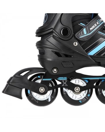 Αυξομειούμενα Roller NH18191 2 ΣΕ 1 Μαύρο/Μπλε IN-LINE SKATES/HOCKEY ICE SKATES