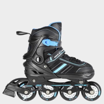 Αυξομειούμενα Roller Nils Extreme In-Line Skates/Hockey Ice Skates 2 σε 1 Μαύρο/Μπλέ NH18191 (39-43)