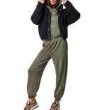 Γυναικεία Ζακέτα με Κουκούλα Body Action Women's Boucle Faux Sheepskin Jacket 071423-01-Black