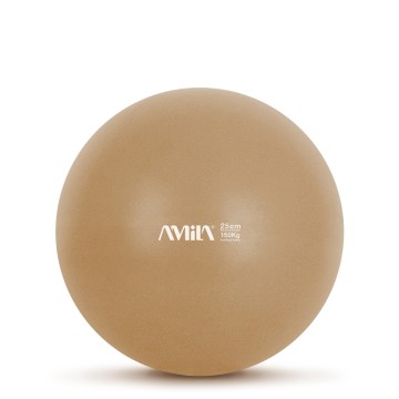 Μπάλα Γυμναστικής Amila Pilates Ball 25cm Χρυσή Bulk 95818