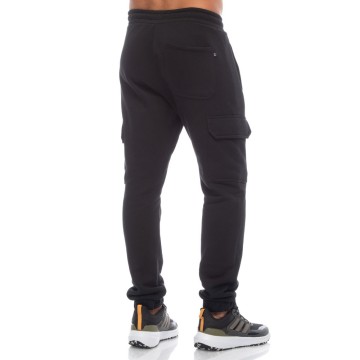 Ανδρικό Παντελόνι Φόρμας Be:Nation Side Pockets Elastic Hem Pant 02302306 (Black)