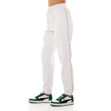 Γυναικείο Παντελόνι Φόρμας Be:Nation Reflective High Waist Loose Pant 02102305 (White)