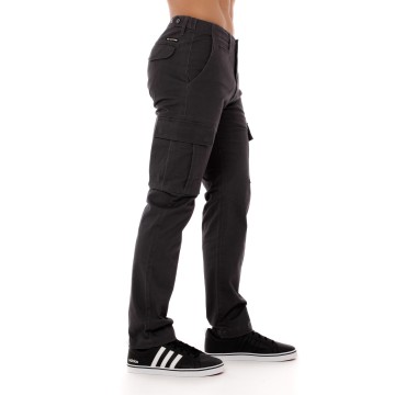 Ανδρικό Παντελόνι Φόρμας Be:Nation Cargo Pants Open Hem 02302309 (Charcoal)