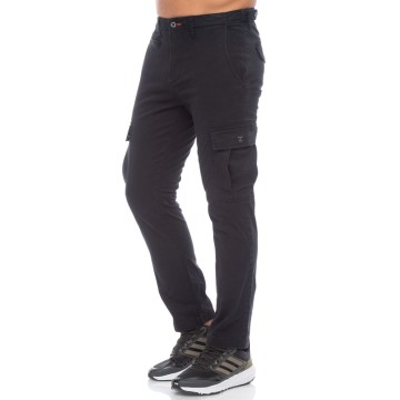 Ανδρικό Παντελόνι Φόρμας Be:Nation Cargo Pants Open Hem 02302309 (Black)