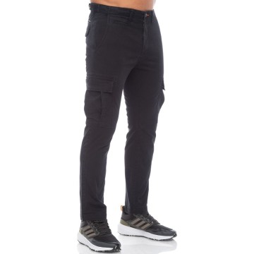 Ανδρικό Παντελόνι Φόρμας Be:Nation Cargo Pants Open Hem 02302309 (Black)