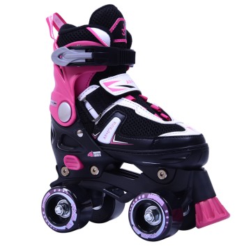 Αυξομειούμενα Roller Skates Αθλοπαιδιά, Φούξια 002.1088/K (Size 29-32)