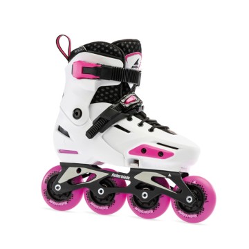 Παιδικά Ρυθμιζόμενα Πατίνια Rollerblade Apex G Λευκό/Ρόζ 43.071027 (Size 33-36)