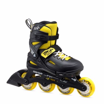 Αυξομειούμενα Πατίνια Rollerblade Fury Μαύρο/Κίτρινο 43.073735/BL/YL (Size 33-38)