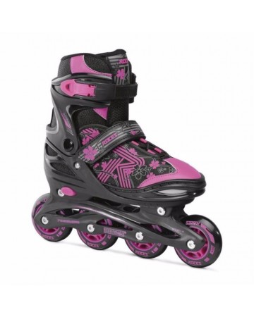 Αυξομειούμενα Inline Skates Roces Jokey 3.0 Girl Μαύρο/Ρόζ 18.400846/BP (Size 38-41)