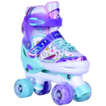 Αυξομειούμενα Roller Skates Αθλοπαιδιά, Μέντα 002.10322/M (Size 27-30)