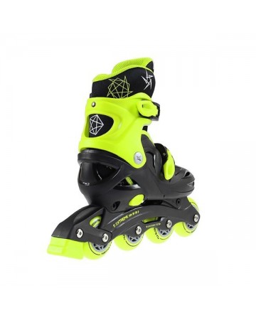 Αυξομειούμενα Πατίνια Roller NJ/NA 0321 Μαύρο/Λαχανί IN-LINE SKATES NILS EXTREME