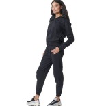 Γυναικεία Ζακέτα με Κουκούλα Body Action Women's Fleece Full Zip Hoodie 071421-01 Black