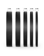 Δίσκος Amila Black R Bumper Slim 50mm 10Kg 84832