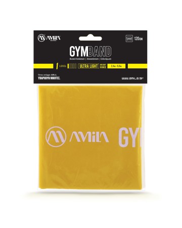 Λάστιχο Αντίστασης GymBand 1.2m Ultra Light Amila 48180